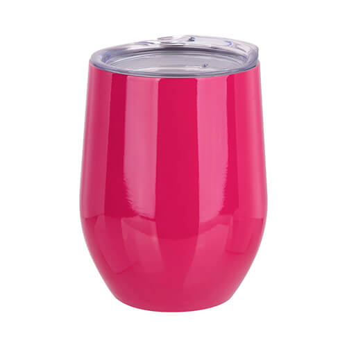 Mug à vin chaud 360 ml sublimable - rose rouge