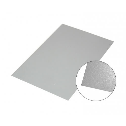 Plaque en aluminium argent brillant 10 x 15 cm Sublimation Transfert Thermique