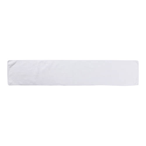 Serviette de sport 110 x 20 cm pour sublimation - blanc