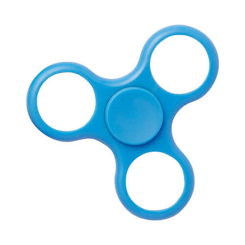 Spinner en plastique sublimable - Whirlwind - bleu