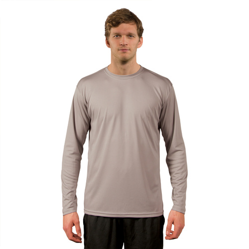 T-shirt Solar Manches Longues Homme pour sublimation - Athletic Grey