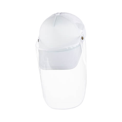 Une casquette pour une visière pour la sublimation - blanc