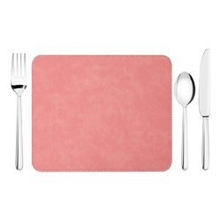Δερμάτινο μαξιλάρι 23 x 19 cm για εξάχνωση - Ροζ