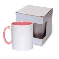 Κούπα 300 ml FUNNY ροζ με κουτί από χαρτόνι για εξάχνωση