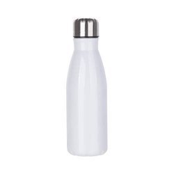 Μπουκάλι αλουμινίου 500 ml για εξάχνωση - λευκό