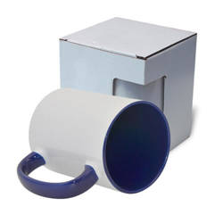 MAX A+ κούπα 450 ml FUNNY μπλε με χαρτοκιβώτιο KAR5 θερμική εξάχνωση μεταφοράς