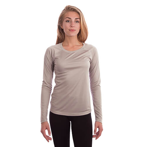 Γυναικείο μακρυμάνικο μπλουζάκι Solar για εξάχνωση - Athletic Grey