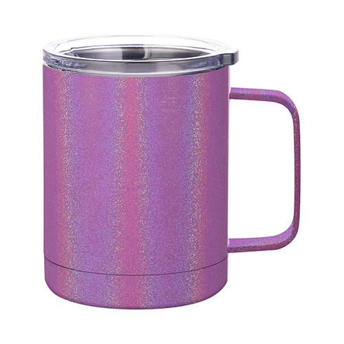 Κούπα καφέ 300 ml για εξάχνωση - ιριδίζον μοβ