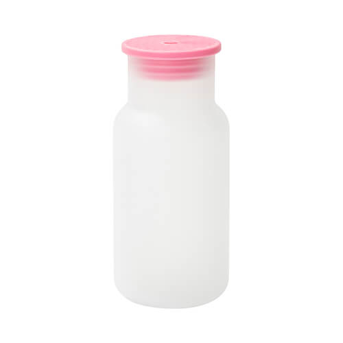 Κούπα - μπουκάλι 550 ml για εξάχνωση με ροζ καπάκι