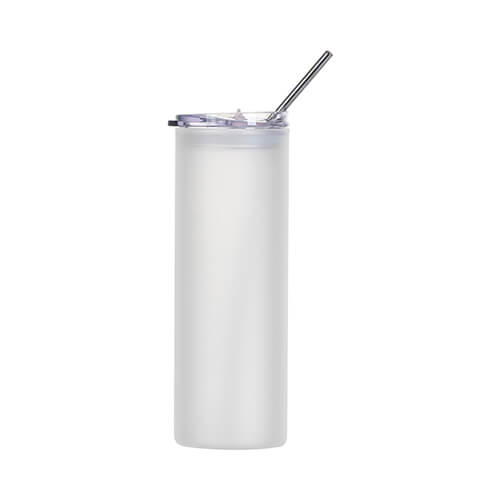 Παγωμένη κούπα 750 ml με πλαστικό καπάκι και καλαμάκι για εξάχνωση