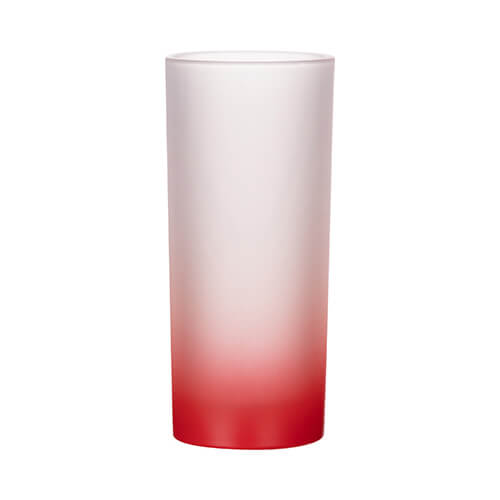 200 ml παγωμένο γυαλί για εξάχνωση - κόκκινη διαβάθμιση