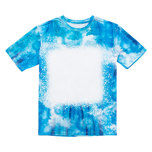 T-shirt Cotton-Like Bleached Mist Blue για εξάχνωση
