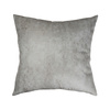 Juego de 4 fundas de almohada de cuero de 40 x 40 cm para imprimir - gris