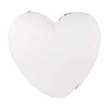 Hartvormige kussensloop 39 x 44 cm met tweekleurige pailletten voor sublimatie - goud