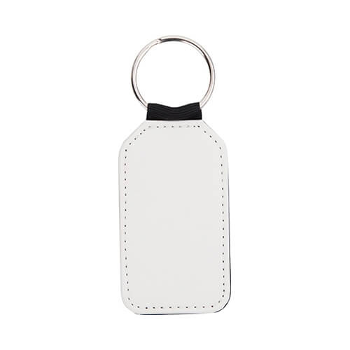 Double-sided leather key ring for sublimation - barrel