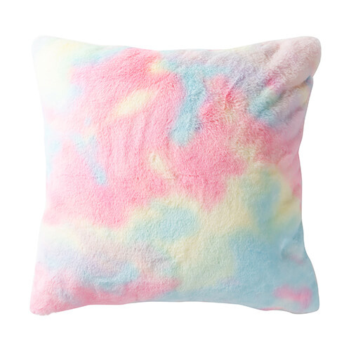 Farebná obliečka na vankúš 45 x 45 cm z rúna a mikrovlákna na sublimáciu