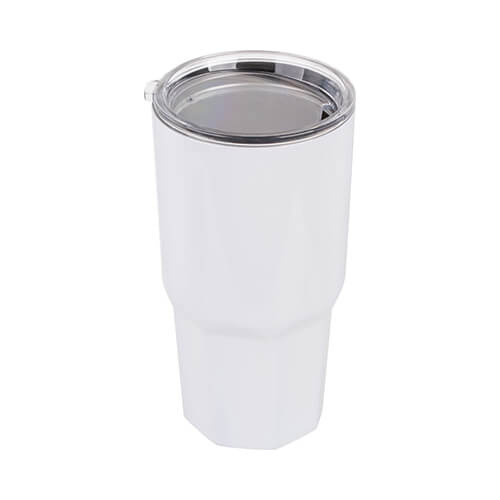 Mug 990 ml avec fond octogonal pour sublimation - blanche