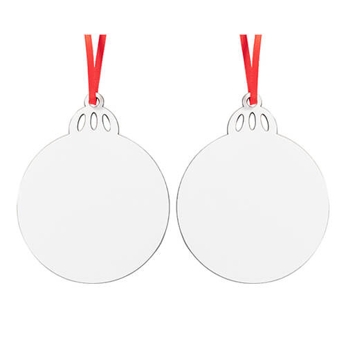 Suspension MDF double face pour sublimation - boule de Noel