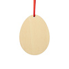 Wooden Christmas tree pendant for sublimation - egg