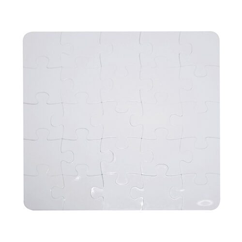 Puzzle en plastique 16 x 16 cm 25 pièces Sublimation Transfert Thermique