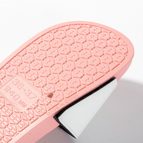 Teenslippers voor volwassenen voor sublimatie - roze zool