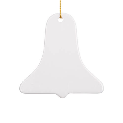 Ceramic pendant for sublimation - bell