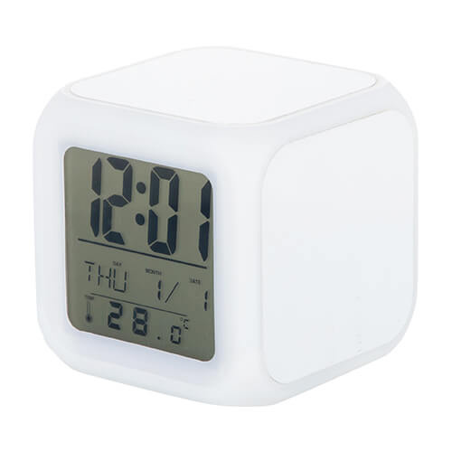 Digital color changing clock for sublimation