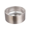 Cuenco para dog de Steel inoxidable 1900 ml para sublimación - plata