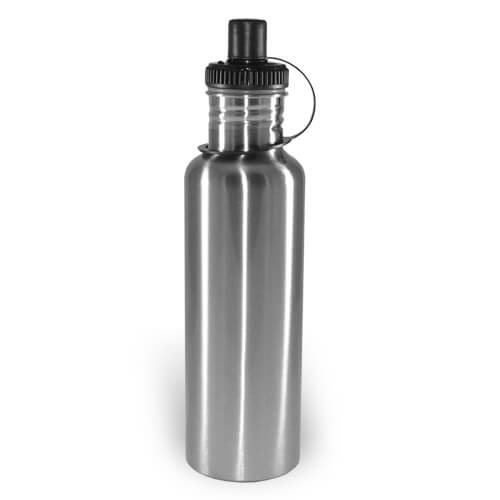 Silver tourist water bottle MAX 750 ml Sublimation Thermal Transfer