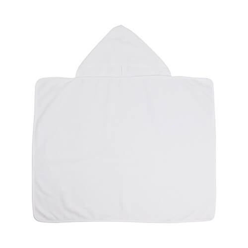 Kinderhanddoek met capuchon voor sublimatie - wit