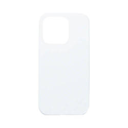 Coque iPhone 14 Pro 3D, blanc mat pour sublimation