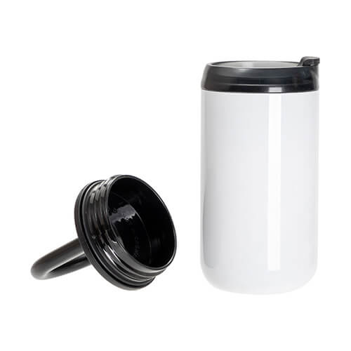 Bærbart 400 ml krus til sublimering - hvid