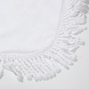 Serviette 152 x 76 cm à franges pour sublimation - blanc