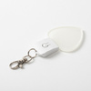 Illuminated acrylic key ring for sublimation - heart