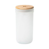 Mason Jar lasimuki 650ml bambukorkilla sublimointia varten