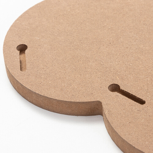 Valokuvakehys - sydän MDF-levystä sublimaatiota varten - 15.2 x 15.2 cm