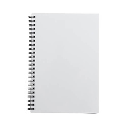 A4 spiral notebook with PET cover for sublimation