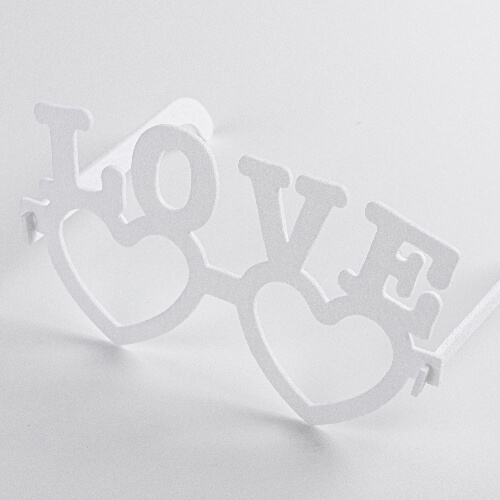 Gafas de fieltro para sublimación - LOVE