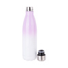 Botella de agua - botella de 500 ml para impresión por sublimación - blanco-violeta