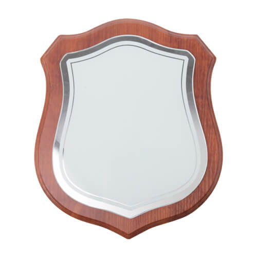 Üvegkeret - pajzs barna MDF szubsztráton szublimációhoz