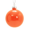 Adorno de árbol de Navidad Ø 6 cm para sublimación - naranja brillante