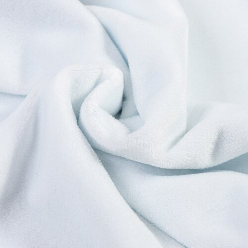 Taie d'oreiller en peluche BestSub 40 x 40 cm pour sublimation - bleu