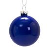 Kerstboom kerstbal Ø 6 cm voor sublimatie - blauw glanzend