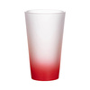 450 ml mat glas voor sublimatie - rood verloop