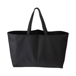 Zwarte canvas tas 63,5 x 37 cm voor thermische overdracht