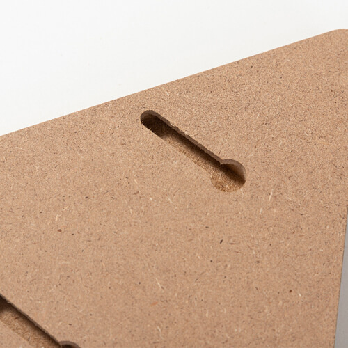 Trojuholníkový fotorámik z MDF na sublimáciu - 12,7 x 15,2 cm