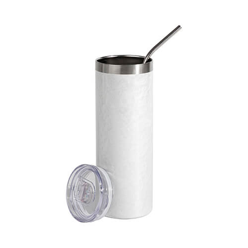 600 ml 3D Puff Cloud-krus til sublimering - hvid