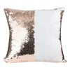 40 x 40 cm pillowcase with two colour of sequins for sublimation printing – champagne 