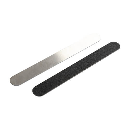 Stainless steel nail file for sublimation - rectangle with rounded corners