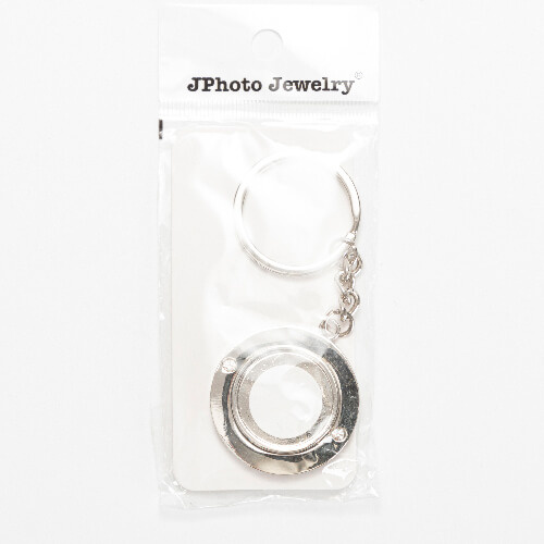 Rotary key ring for sublimation - circle